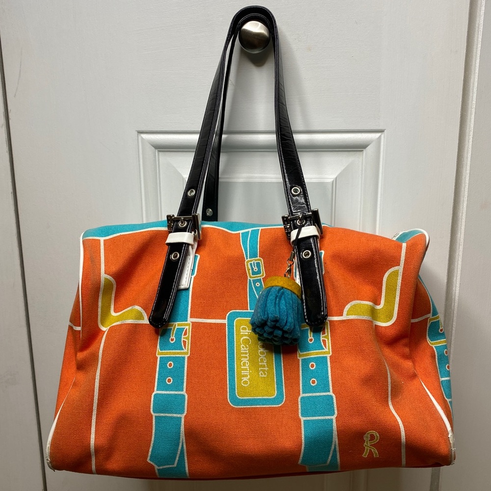 AUTH ROBERTA DI CAMERINO TOTE BAG MADE IN ITALY